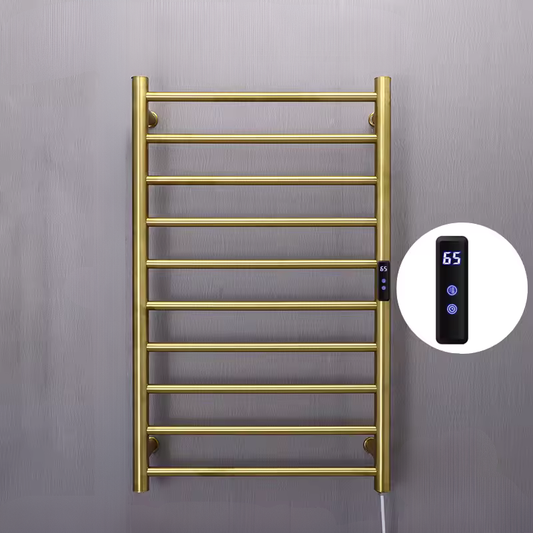 Porte-serviettes chauffant électrique dissimulé en acier inoxydable