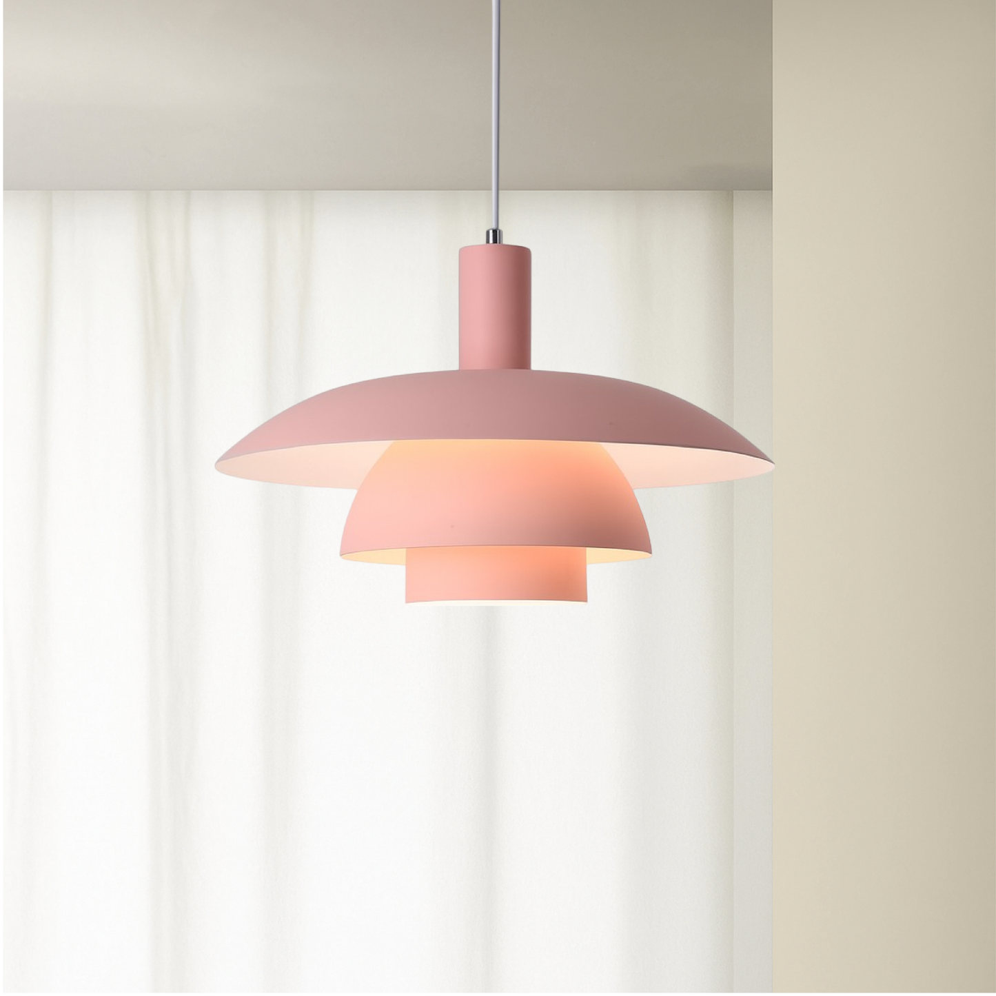 Lampe Suspendue Scandinave Minimaliste Lumière Chaleureuse Et Durable