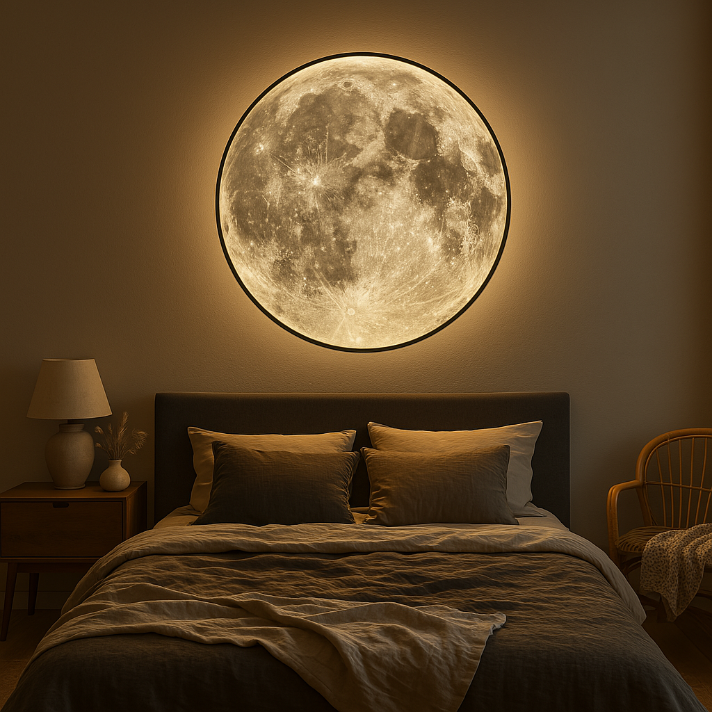 Lampe Murale Lunaire LED Pour Une Ambiance Douce Et Moderne