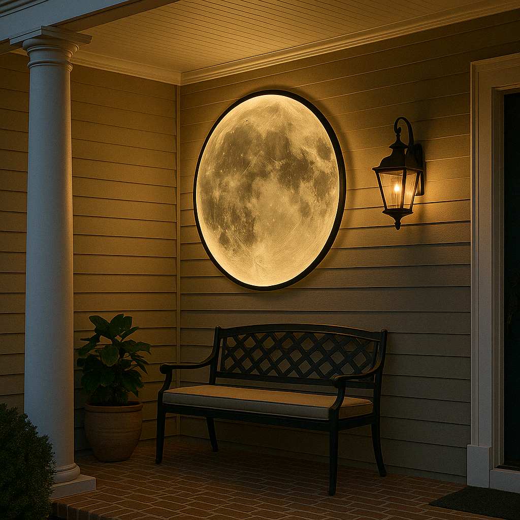 Lampe Murale Lunaire LED Pour Une Ambiance Douce Et Moderne