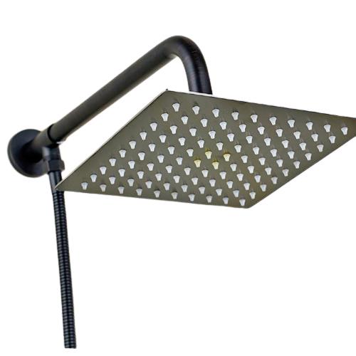 Pommeau de douche pluie Index Bath avec bras et kit de flexible