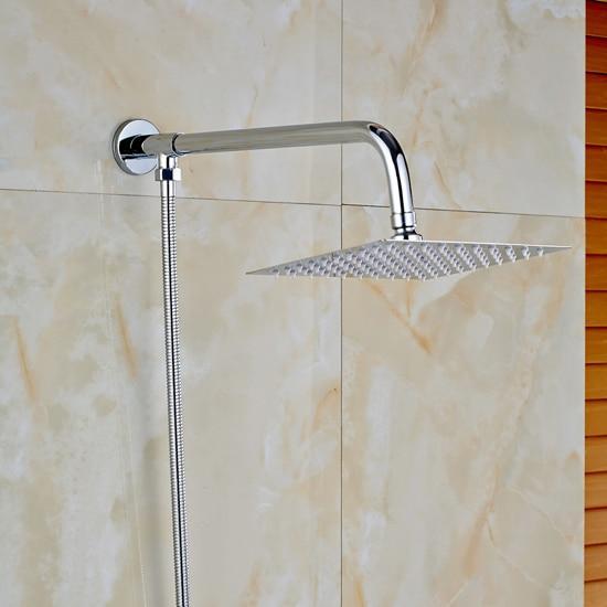 Pommeau de douche pluie Index Bath avec bras et kit de flexible