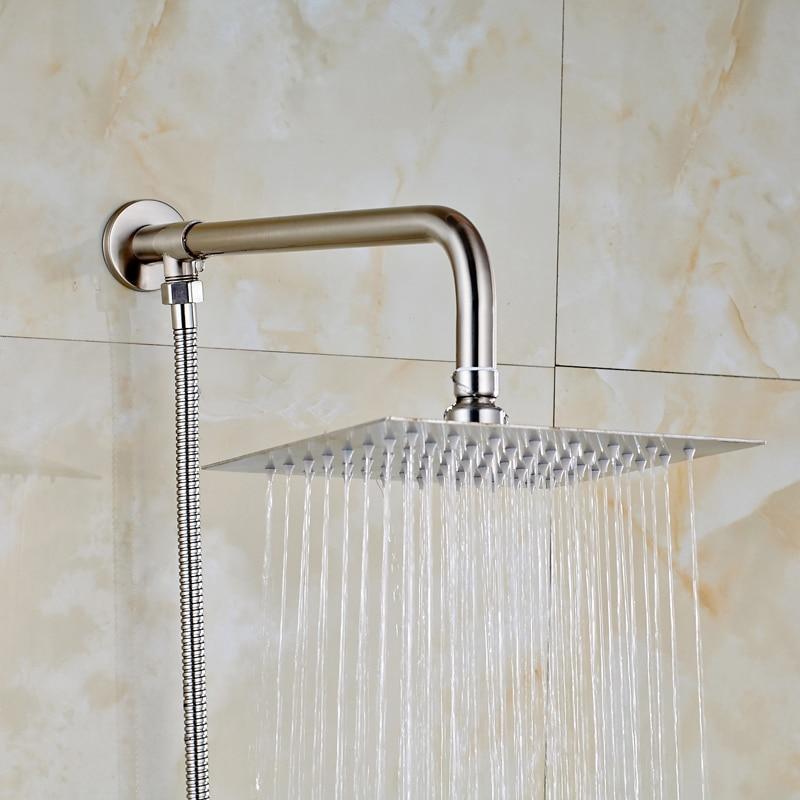Pommeau de douche pluie Index Bath avec bras et kit de flexible