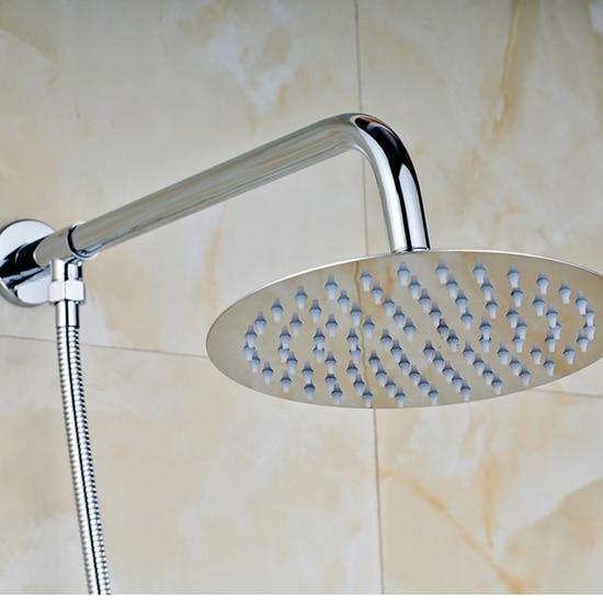 Pommeau de douche pluie Index Bath avec bras et kit de flexible