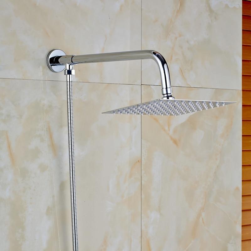 Pommeau de douche pluie Index Bath avec bras et kit de flexible