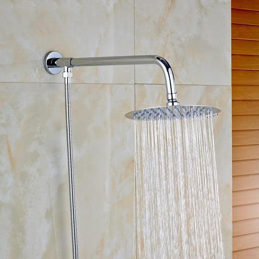 Pommeau de douche pluie Index Bath avec bras et kit de flexible