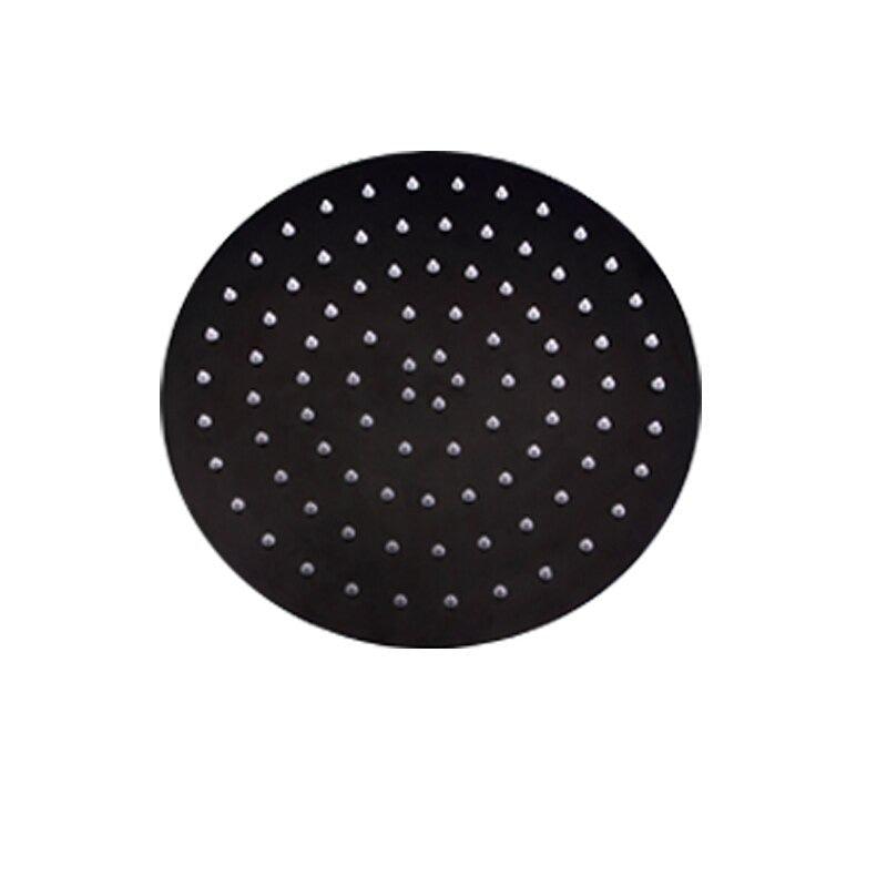 Pommeau de douche pluie rond et carré ultrafin Index Bath, accessoire moderne pour salle de bains