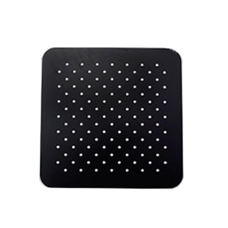 Pommeau de douche pluie rond et carré ultrafin Index Bath, accessoire moderne pour salle de bains