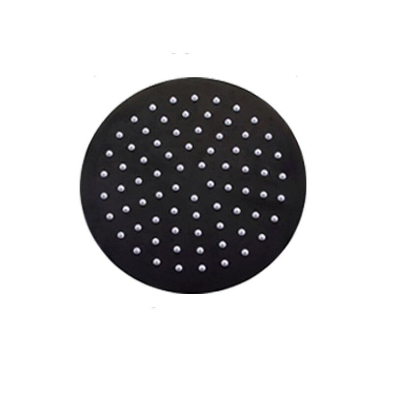 Pommeau de douche pluie rond et carré ultrafin Index Bath, accessoire moderne pour salle de bains