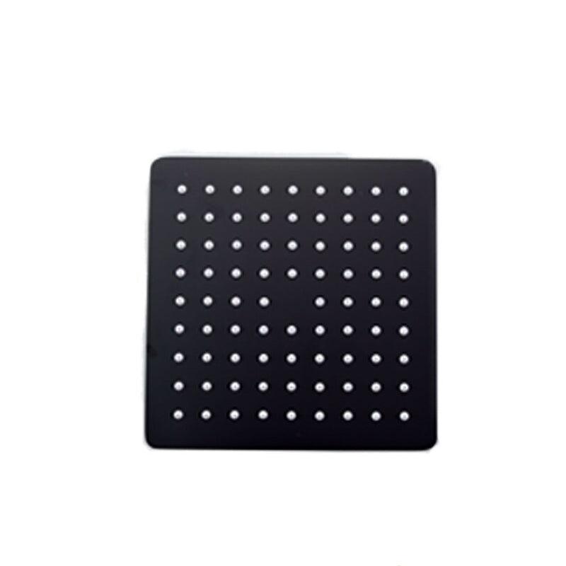 Pommeau de douche pluie rond et carré ultrafin Index Bath, accessoire moderne pour salle de bains