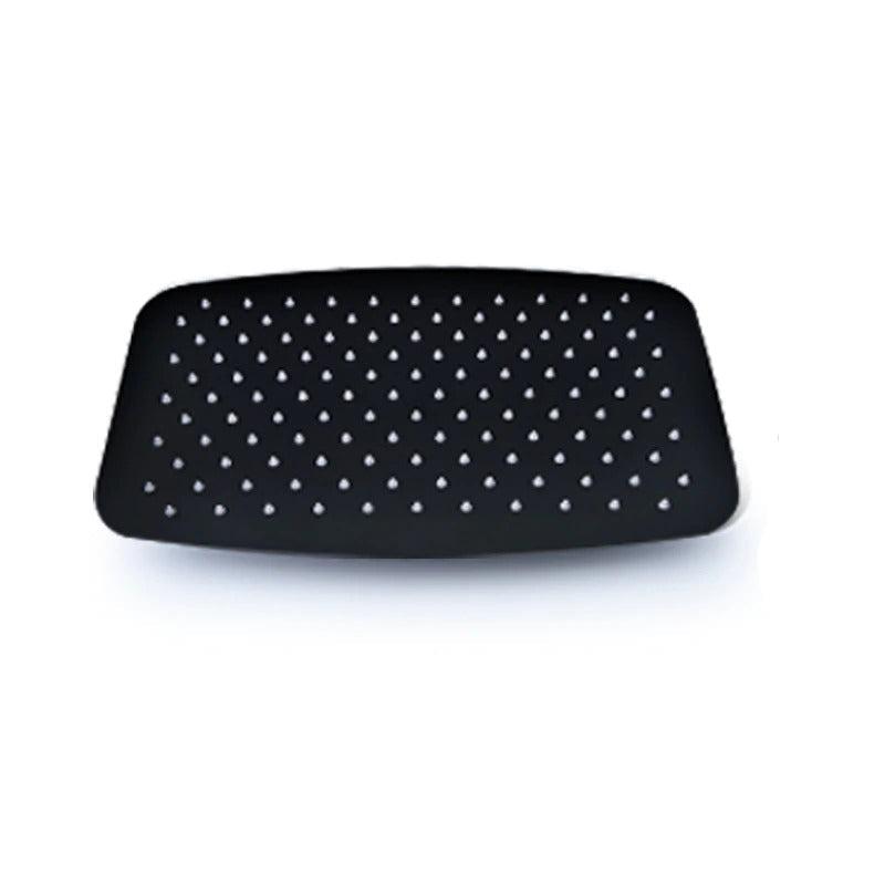 Pommeau de douche pluie rond et carré ultrafin Index Bath, accessoire moderne pour salle de bains
