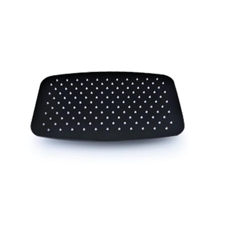 Pommeau de douche pluie rond et carré ultrafin Index Bath, accessoire moderne pour salle de bains