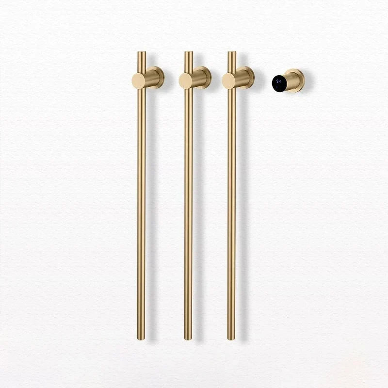 Porte-serviettes chauffant électrique en acier inoxydable avec commande tactile intelligente