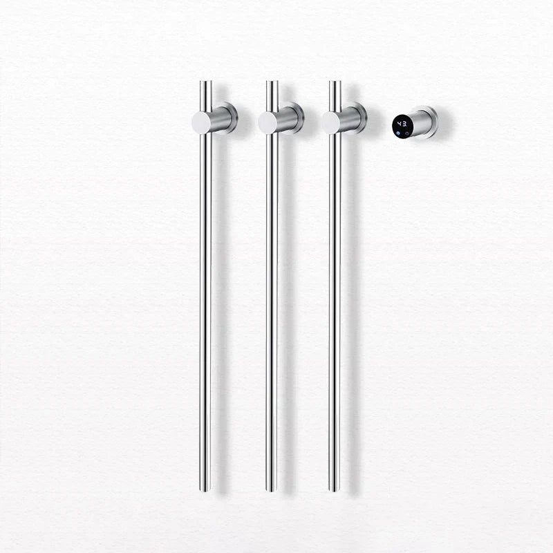 Porte-serviettes chauffant électrique en acier inoxydable avec commande tactile intelligente