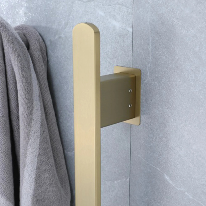 Porte-serviettes chauffant électrique intelligent à 3 barres, en acier inoxydable