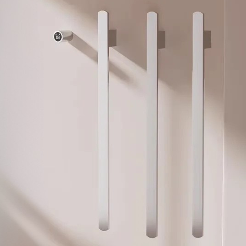 Porte-serviettes chauffant électrique intelligent à 3 barres, en acier inoxydable