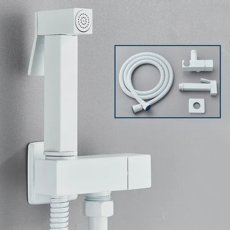 Robinet douchette de bidet portatif en acier inoxydable pour toilettes, destiné à la salle de bains