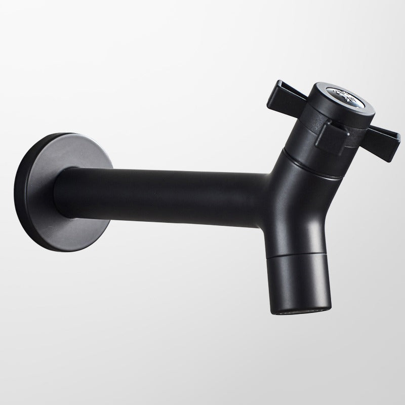 Robinet noir en acier inoxydable pour extérieur, jardin, cuisine ou évier de salle de bains