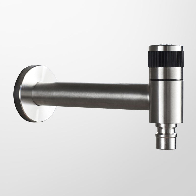 Robinet noir en acier inoxydable pour extérieur, jardin, cuisine ou évier de salle de bains