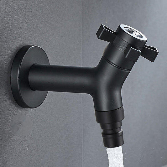 Robinet noir en acier inoxydable pour extérieur, jardin, cuisine ou évier de salle de bains