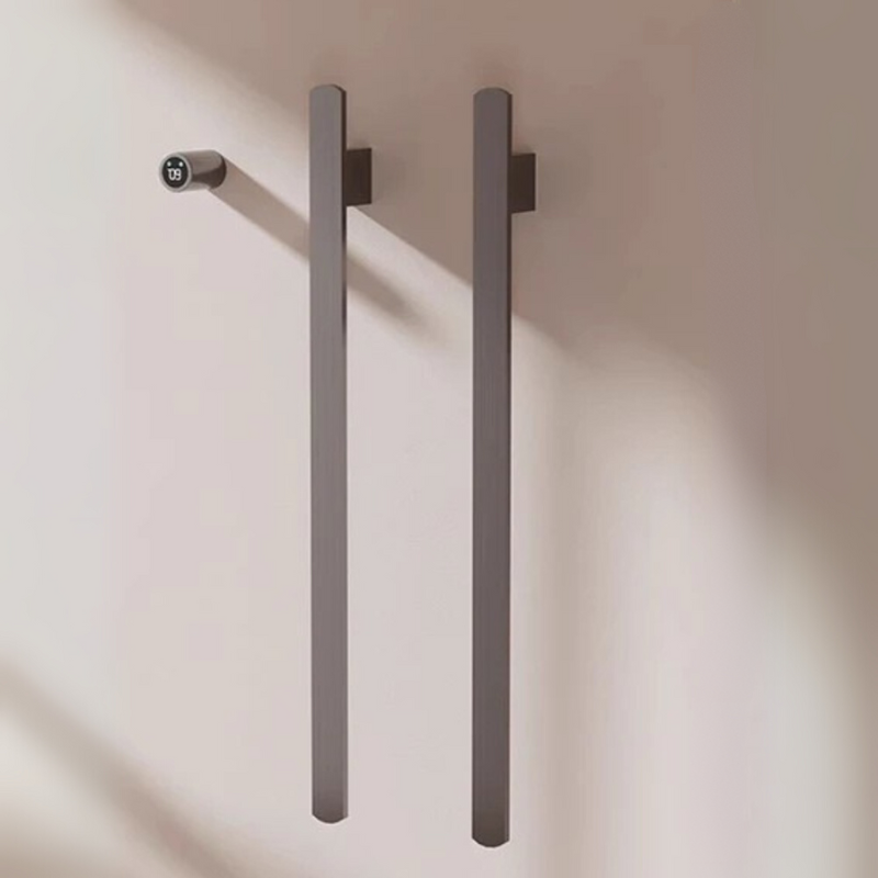 Sèche-serviettes chauffant à commande tactile intelligente, en acier inoxydable, pour salle de bains