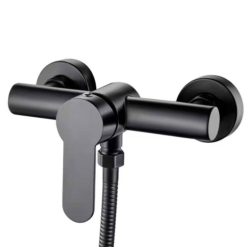 Robinet de douche en acier inoxydable à triple fonction, vanne mitigeuse