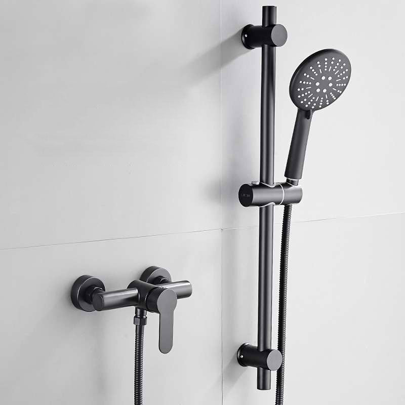 Robinet de douche en acier inoxydable à triple fonction, vanne mitigeuse