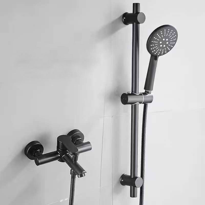 Robinet de douche en acier inoxydable à triple fonction, vanne mitigeuse