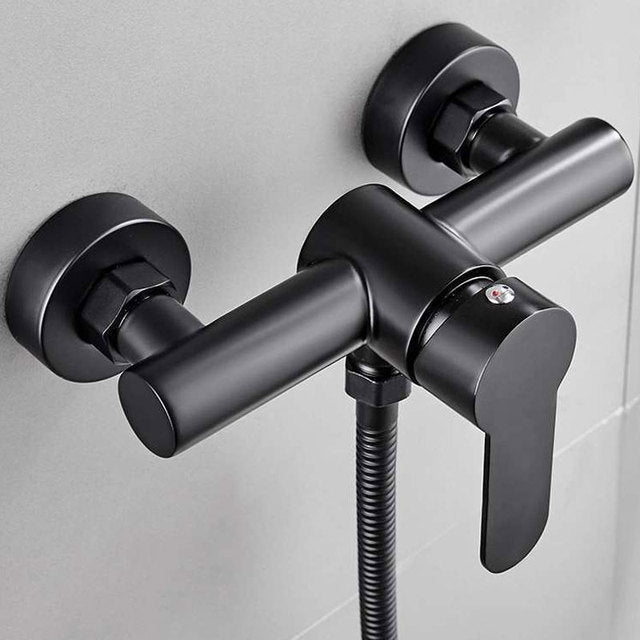 Robinet de douche en acier inoxydable à triple fonction, vanne mitigeuse
