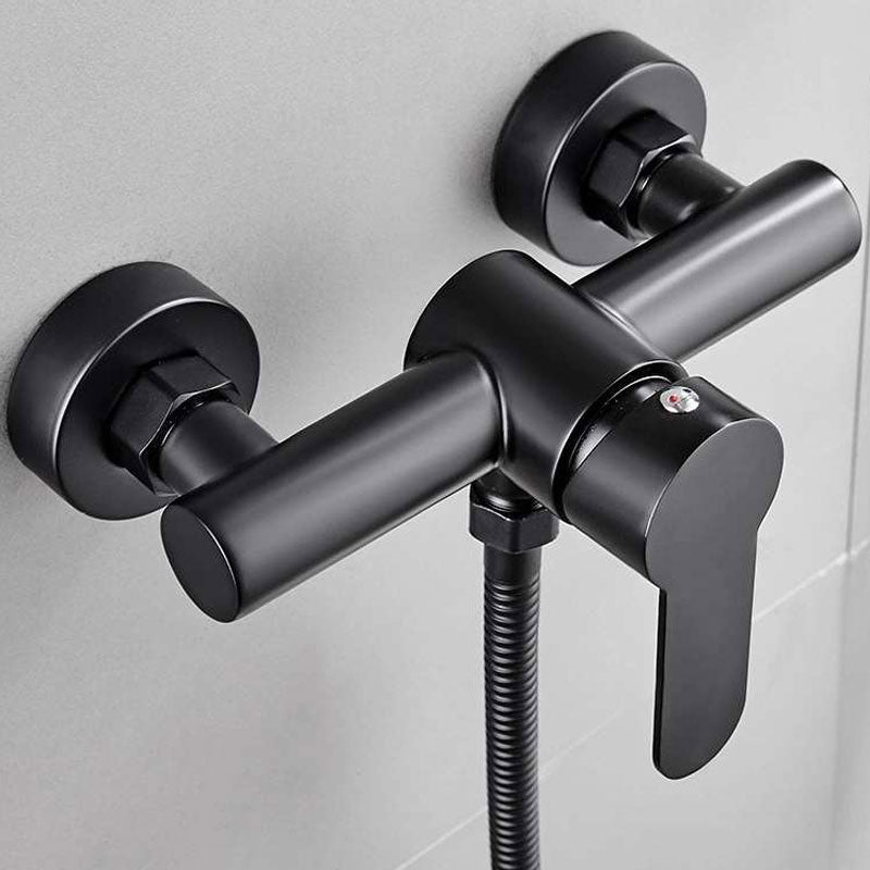 Robinet de douche en acier inoxydable à triple fonction, vanne mitigeuse