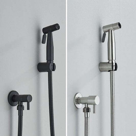 Douchette de bidet pour toilettes en acier inoxydable, robinet à main, mise à niveau de la salle de bains
