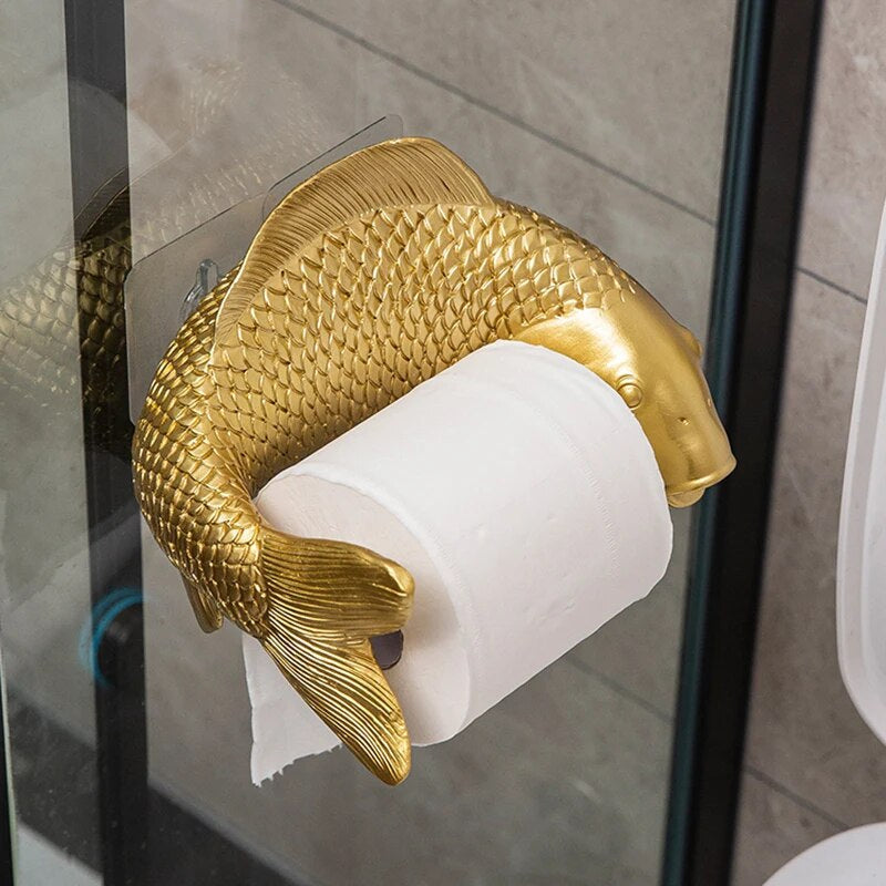 Porte-rouleau de papier toilette créatif pour une décoration de salle de bains moderne