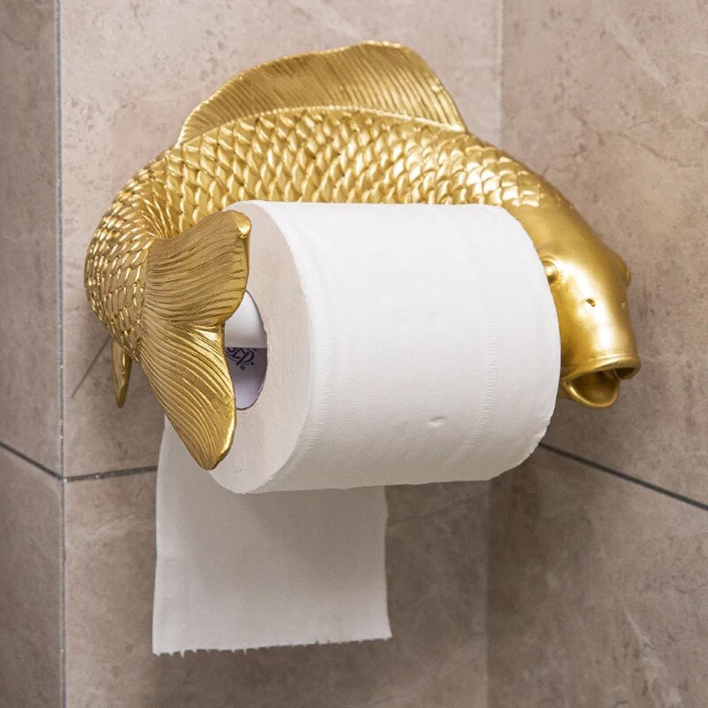Porte-rouleau de papier toilette créatif pour une décoration de salle de bains moderne