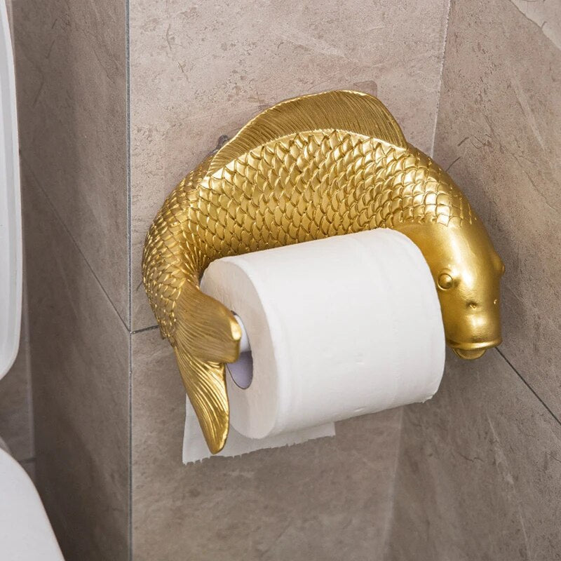 Porte-rouleau de papier toilette créatif pour une décoration de salle de bains moderne
