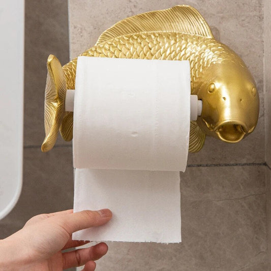 Porte-rouleau de papier toilette créatif pour une décoration de salle de bains moderne