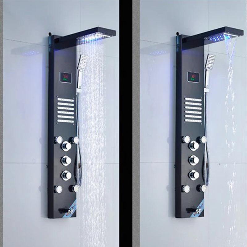Panneau de douche à effet cascade Index Bath avec éclairage LED et jets de massage corporel