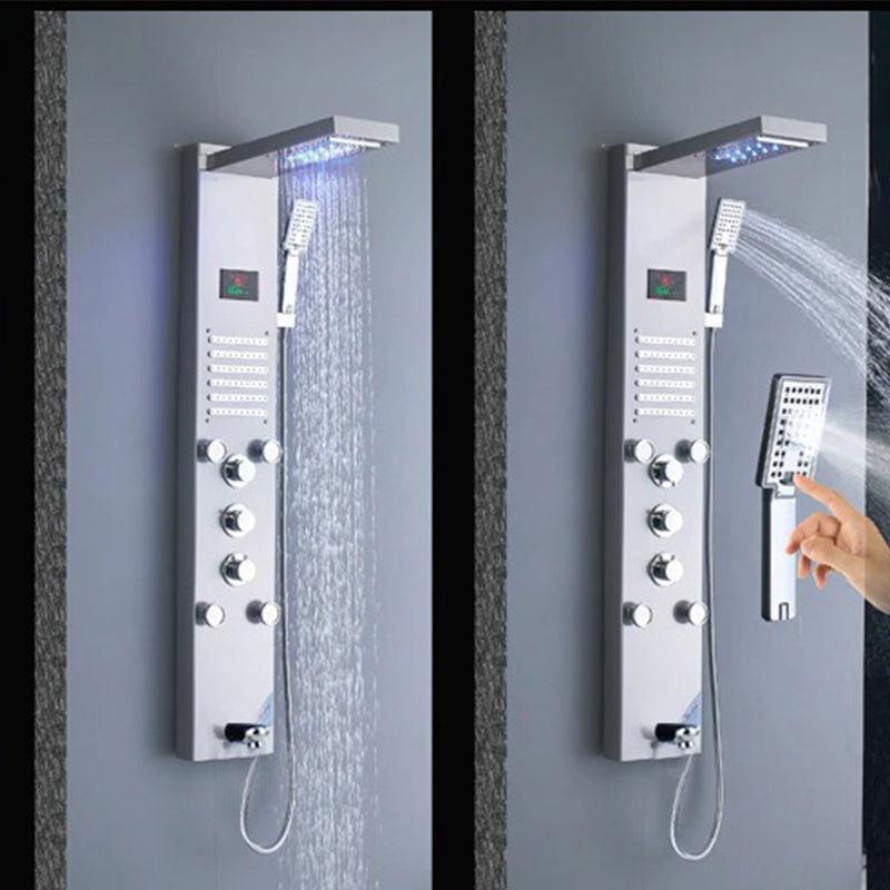 Panneau de douche à effet cascade Index Bath avec éclairage LED et jets de massage corporel