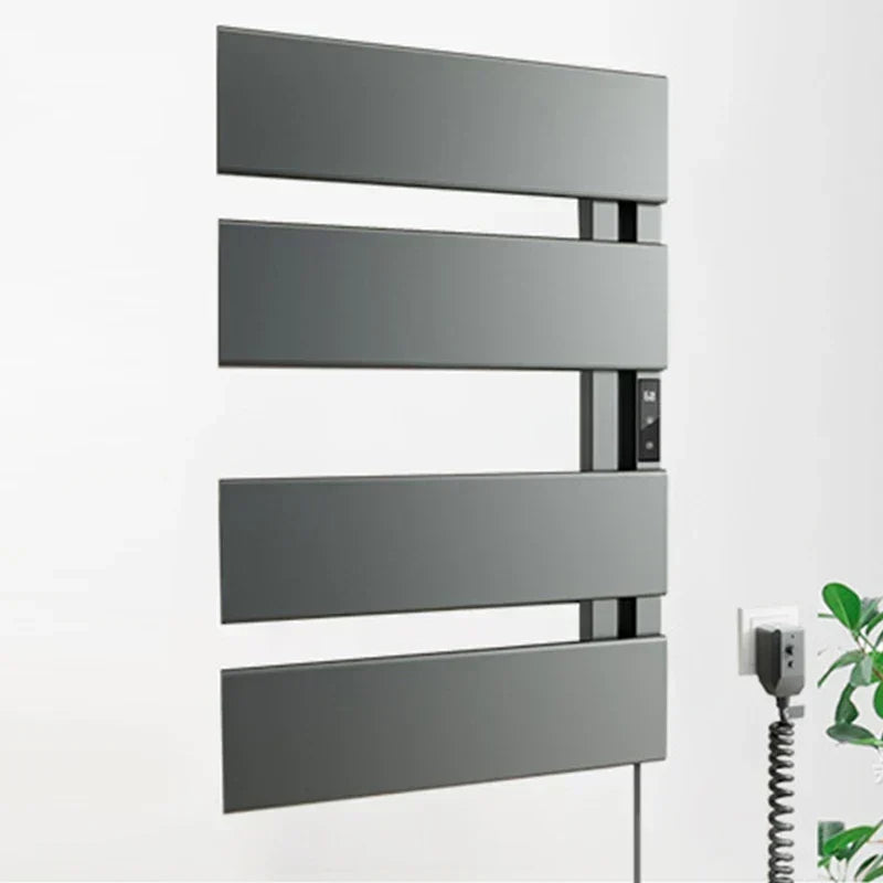 Chauffe-serviettes électrique étanche en aluminium avec minuterie