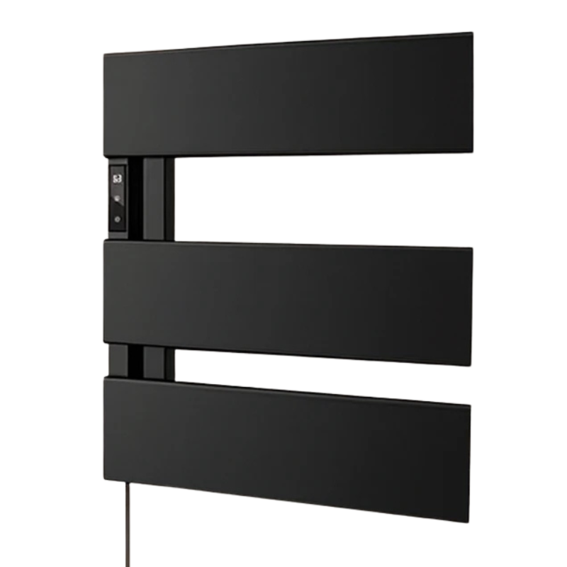Chauffe-serviettes électrique étanche en aluminium avec minuterie