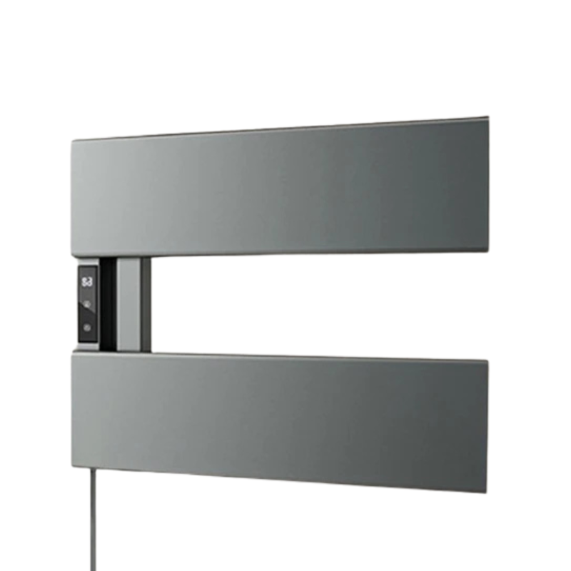 Chauffe-serviettes électrique étanche en aluminium avec minuterie