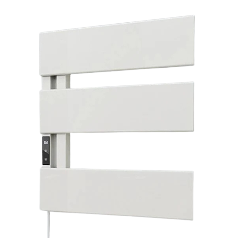 Chauffe-serviettes électrique étanche en aluminium avec minuterie