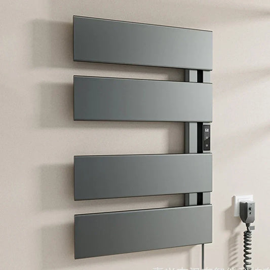 Chauffe-serviettes électrique étanche en aluminium avec minuterie